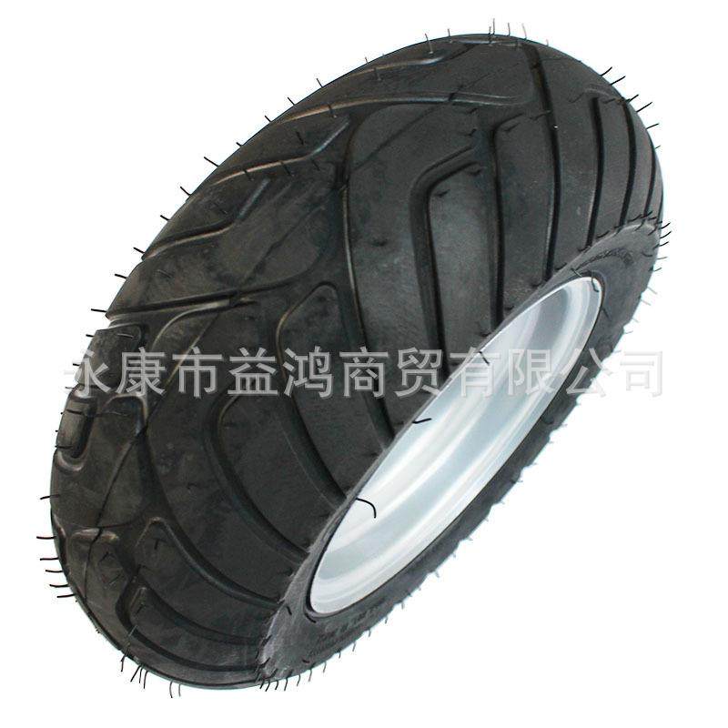 改装电动摩托小四轮卡丁车配件 13X5.00-6寸公路轮胎真空铁