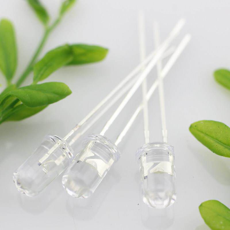LED灯珠12v超高亮12伏5mm圆头插件led汽车灯包邮聚光F5LED灯