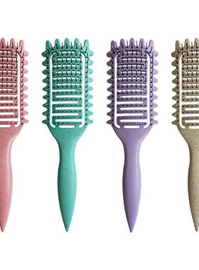 Curly hair comb - perfect tool for creating a fluffy back ha
