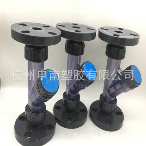 PVC法兰过滤器工P业用PVCY型法兰过器耐DN125DN酸碱VC法滤兰过滤