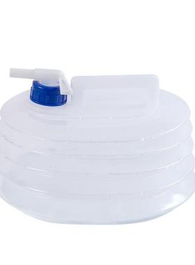 户外折叠水桶带水龙头车载pe食品级5l10l17l饮水袋储水桶大桶耐用