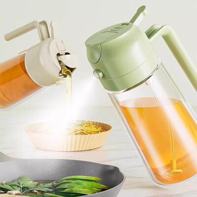 Handheld Oil Sprayer, 2-in-1 Oil Spraying and Pouring Kitche