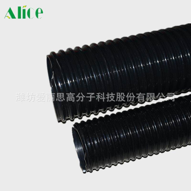 泥浆管PVC耐压螺旋管方筋吸尘管通气排风管方骨增强软管给水管