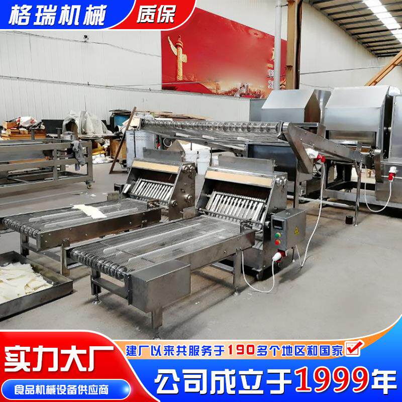 全自动烙饼机春饼机烤鸭饼机商用方形春卷皮机多功能压饼机