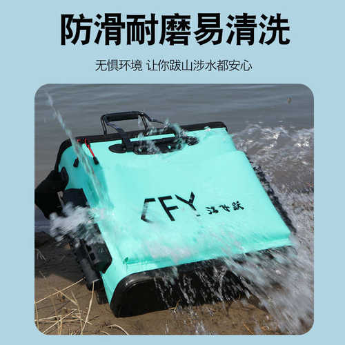 鱼桶双肩鱼护桶钓鱼桶活鱼桶加厚多功能鱼护桶一体硬壳硬底鱼护桶