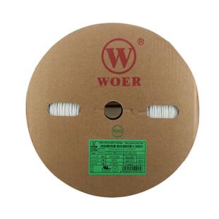 沃尔热缩管白色透明热缩套管绝缘管可代客切管印字号码管WORE