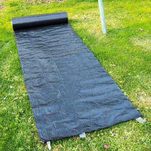 直销供应户外园艺除草布防草布大棚黑膜80克90克黑色地布