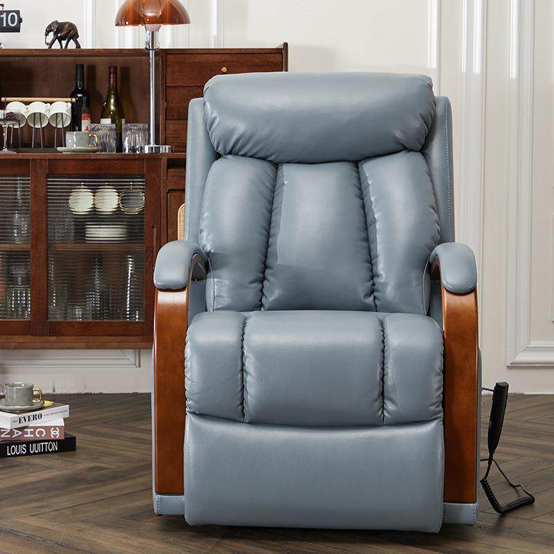 电动功能沙发椅助立助站沙发老人椅皮艺按摩加热沙发单人沙发