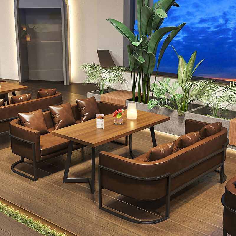 酒馆工业风卡座咖啡厅桌椅组合复古洽谈沙发餐厅休闲轻奢茶几家具,商业/办公家具,餐柜,淘宝优惠券,粉丝福利购,淘宝优惠卷