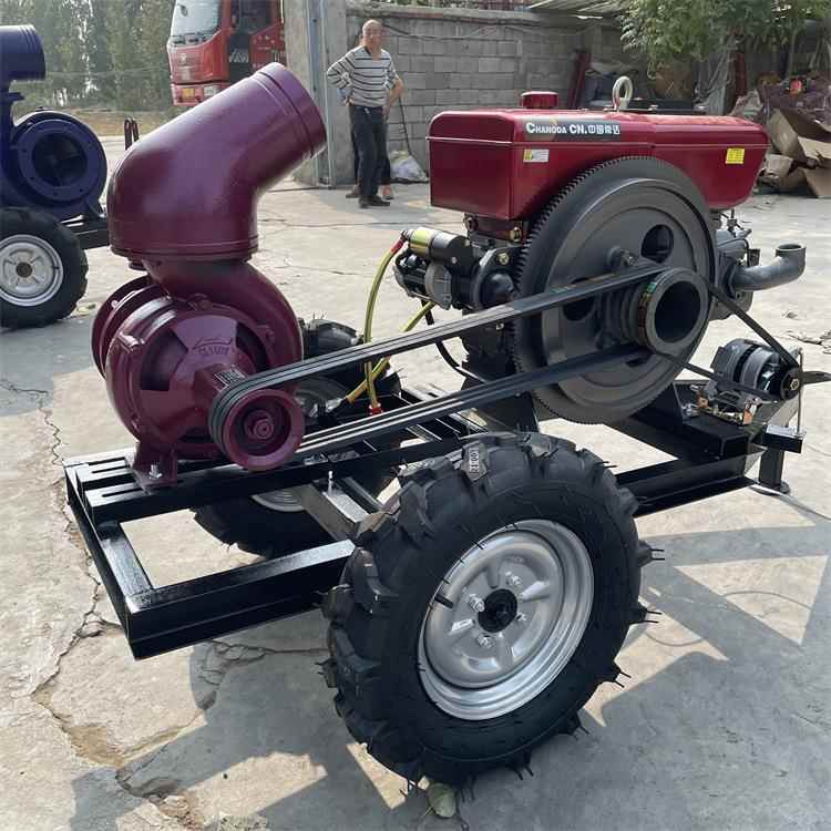 电机款大流量抽水泵10寸12寸工程排水混流泵拖拉机带灌溉浇地水泵