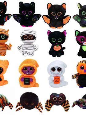 Halloween Big Eyes Plush Toy Ghost Mummy Spider Bat Doll Do