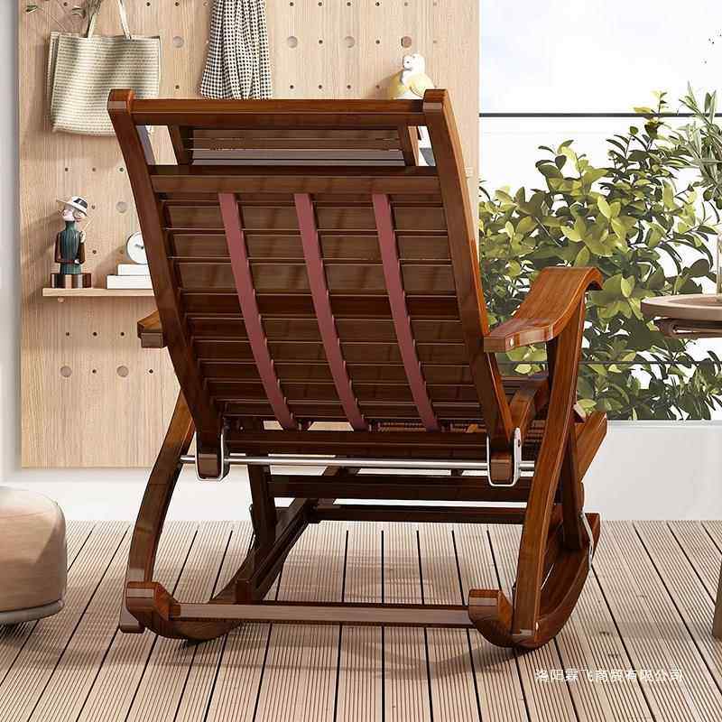 YYY-5535竹摇椅椅家用折叠休大人午睡阳逍台休闲遥午折叠躺椅庭院