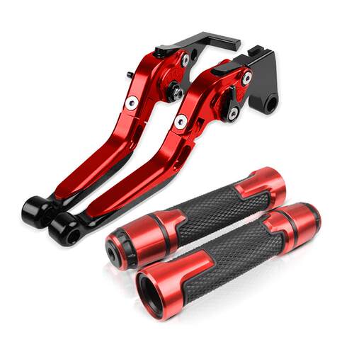适用Dominar400折叠刹车离合牛角+手把套套装