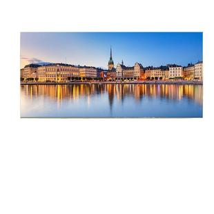 城市夜景客厅装饰画现代简约风景建筑沙发背景墙壁画卧室床头挂画