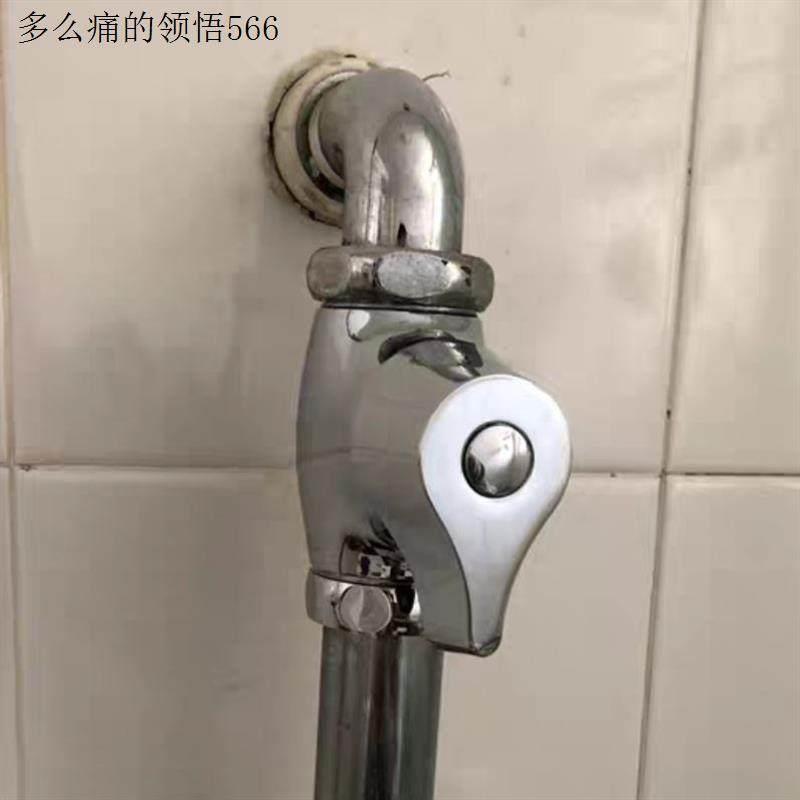 蹲便器冲洗阀手按式厕所卫生间水龙头便池大便器开关快开冲水阀.