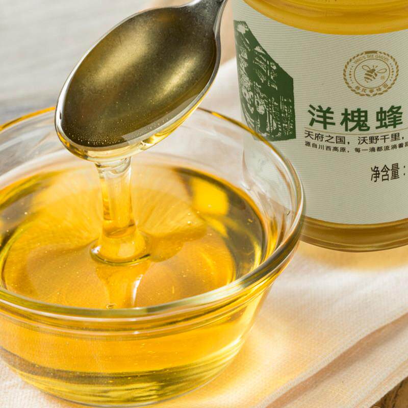 杨氏蜜蜂园自然成熟蜂蜜洋槐蜜 槐花蜜塑料瓶950g 实惠大瓶装