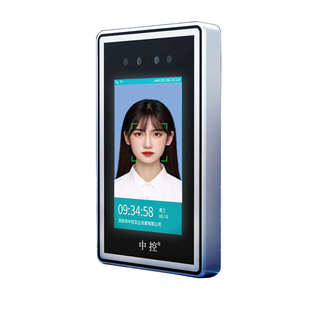 异地面部动态活体wifi 中控T305e人脸识别企业微信门禁考勤一体机