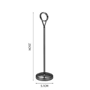 不锈钢席位卡台号卡架酒店婚礼桌卡夹宴会桌牌餐厅菜牌爱心插卡夹