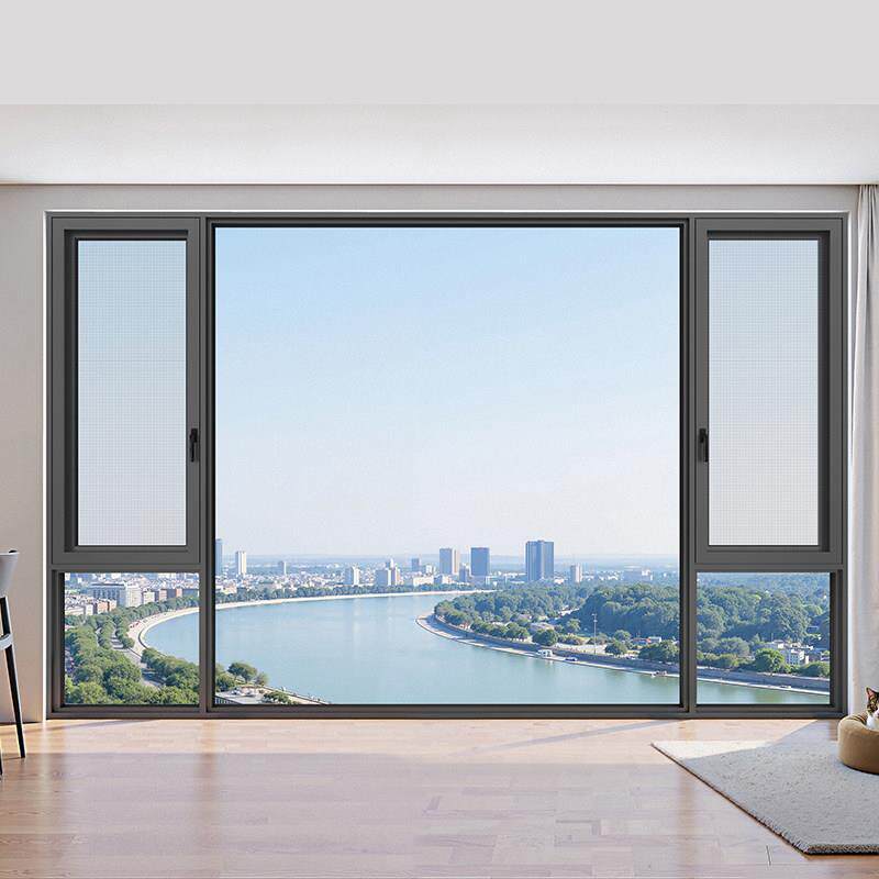 定制金 派雅门窗 先锋系列外开 系统窗断桥铝合金门窗封阳台平开