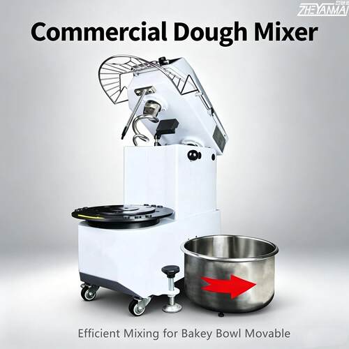 Spiral dough mixer 8kg12kg15kg flour mixer BowlMovable和面机