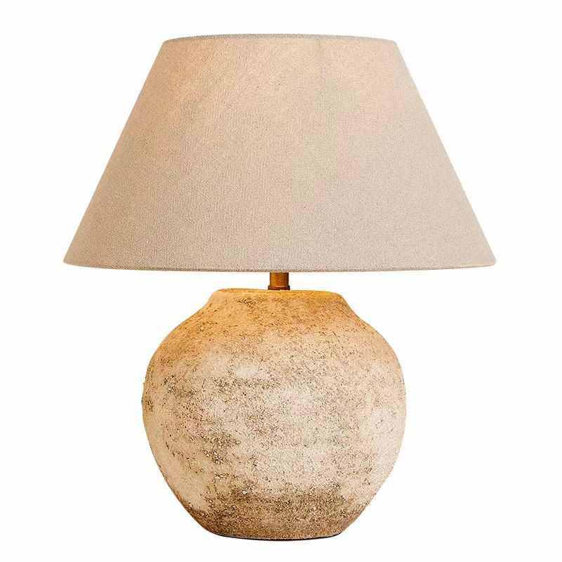 侘寂风台灯日式卧室床头客厅书房民宿酒店落地式摆件复古陶罐台灯