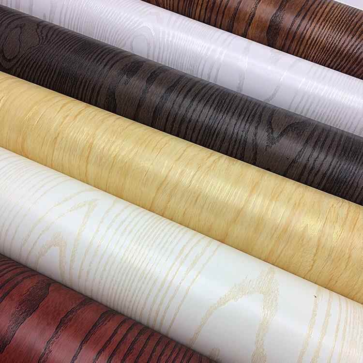 家家福加厚自粘木纹贴纸防水防潮旧家具翻新高档立体自粘墙贴壁纸