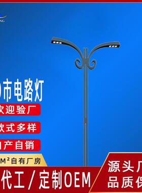 10米双路臂锌YLF灯热镀6米8米2米路灯杆公路城市1亮化市电路灯