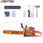 德拓5200油0锯砍520050大功率0伐木8锯18 20寸汽油锯家用链锯手