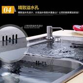 洗菜不锈拉钢厨房家用水槽双槽厚丝水槽洗菜加池水盆池洗碗BKS盆