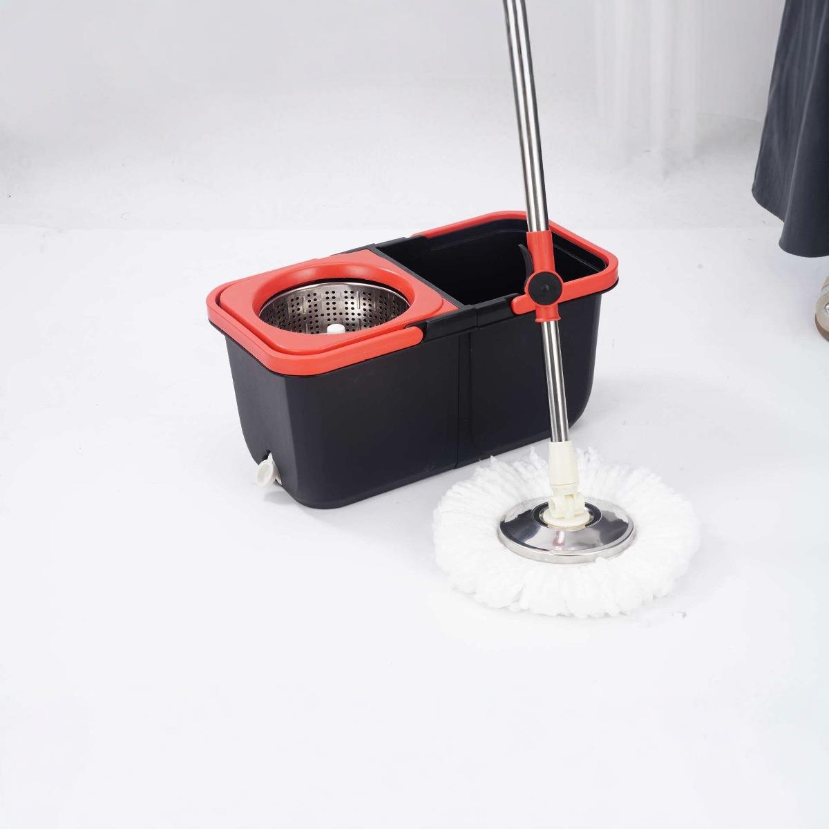 自动懒人单卖液压杆不带桶拖把杆旋转通用单杆旋转拖把杆一体式