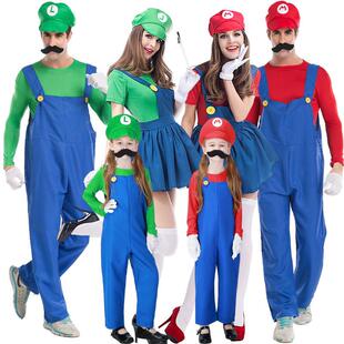 adult men super mario and luigi bros fancy halloween costume