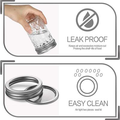 Mason Jars Canning Jars Jelly Jars Food Storage Meal Prep