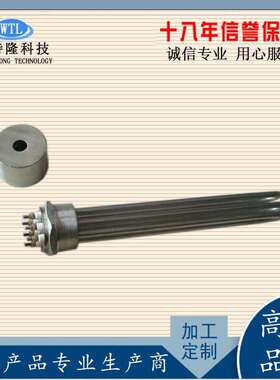 太阳热水箱油箱电管不锈钢浸入VBG式法兰加热管能DN4螺纹加0热器