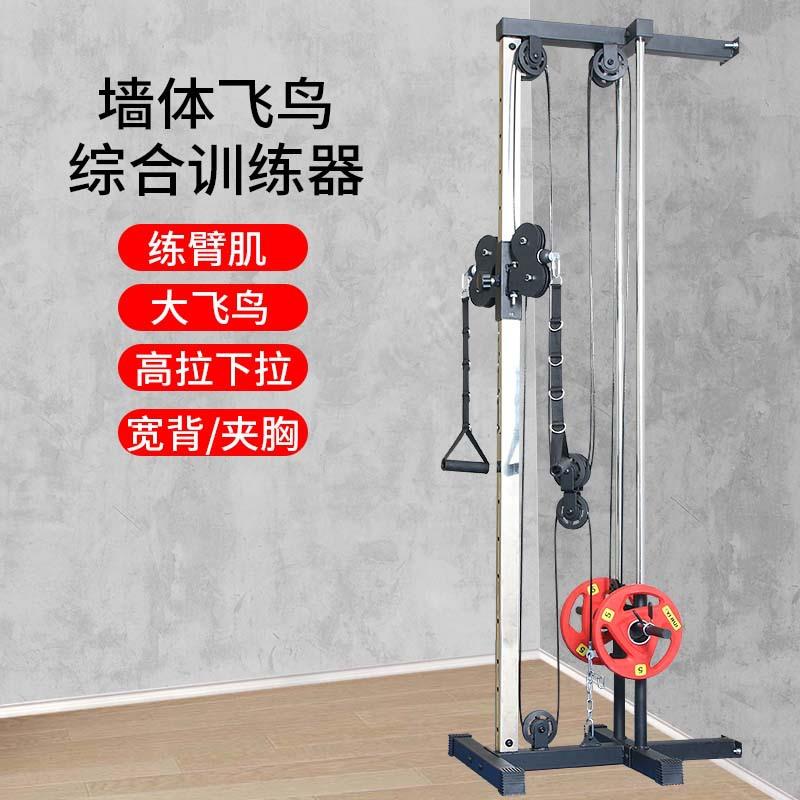 墙体小飞鸟下拉宽背肩夹胸肱三头肌综合健身肌肉训练器组合组合式