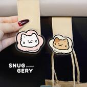 线条小猫副驾驶挂钩可爱车载挂钩手套箱挂钩高颜值前排汽车挂钩