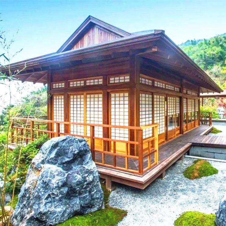 户外日式防腐木小木屋景区工具房组装设备可拆卸移动木头房子住人