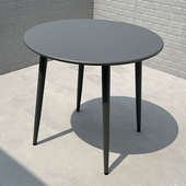 摆桌子艺长方碳钢阳台咖啡外家用餐桌铁奶网休闲桌红小圆户外茶店