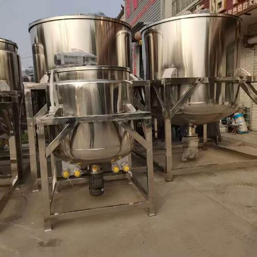 二手500升1000升不锈钢搅拌罐 304不锈钢果酱膏状乳化搅拌罐
