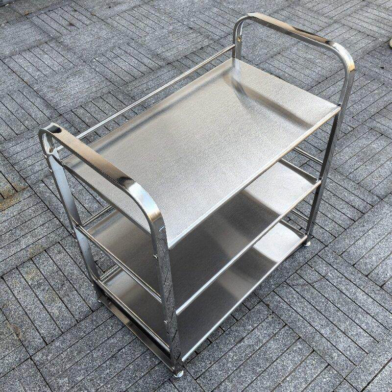 加厚不锈钢火锅店备菜架子饭店烤肉三层推车桌边置物架放菜架商用,厨房/烹饪用具,厨房置物架/置物柜/角架,淘宝优惠券,粉丝福利购,淘宝优惠卷