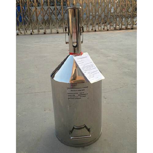 加油机校准桶10L20L手提式碳钢计量桶标准金属量器计量器计量罐