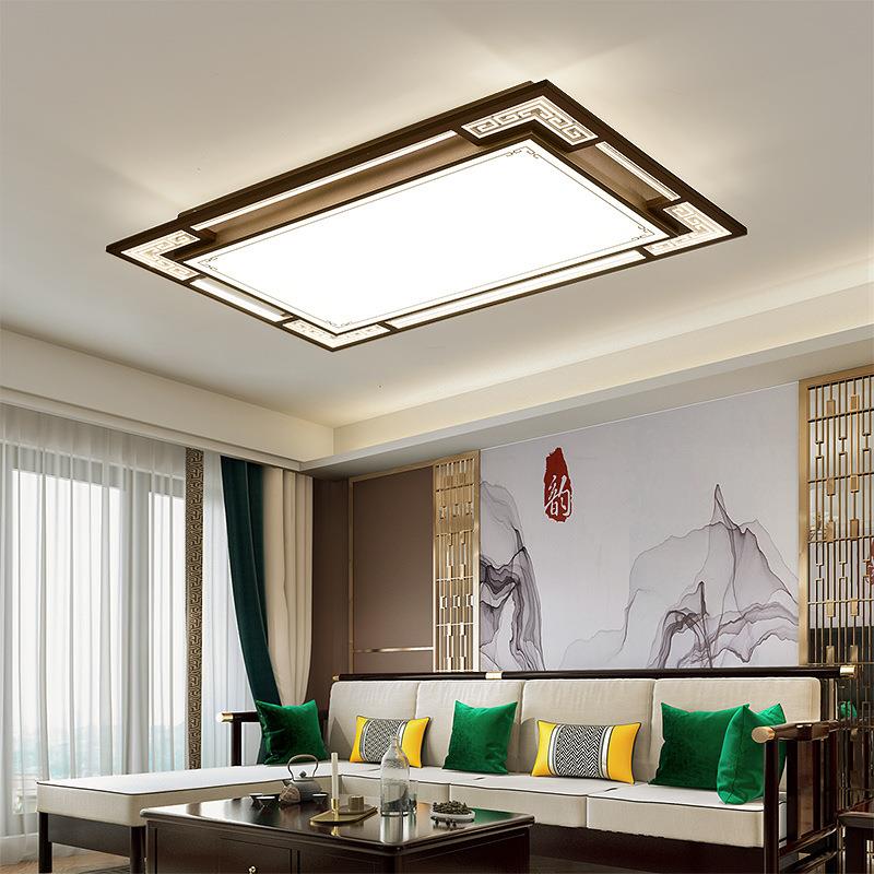 新中式客厅LED吸顶灯个性书房灯中国风简约现代民宿设计师卧室灯