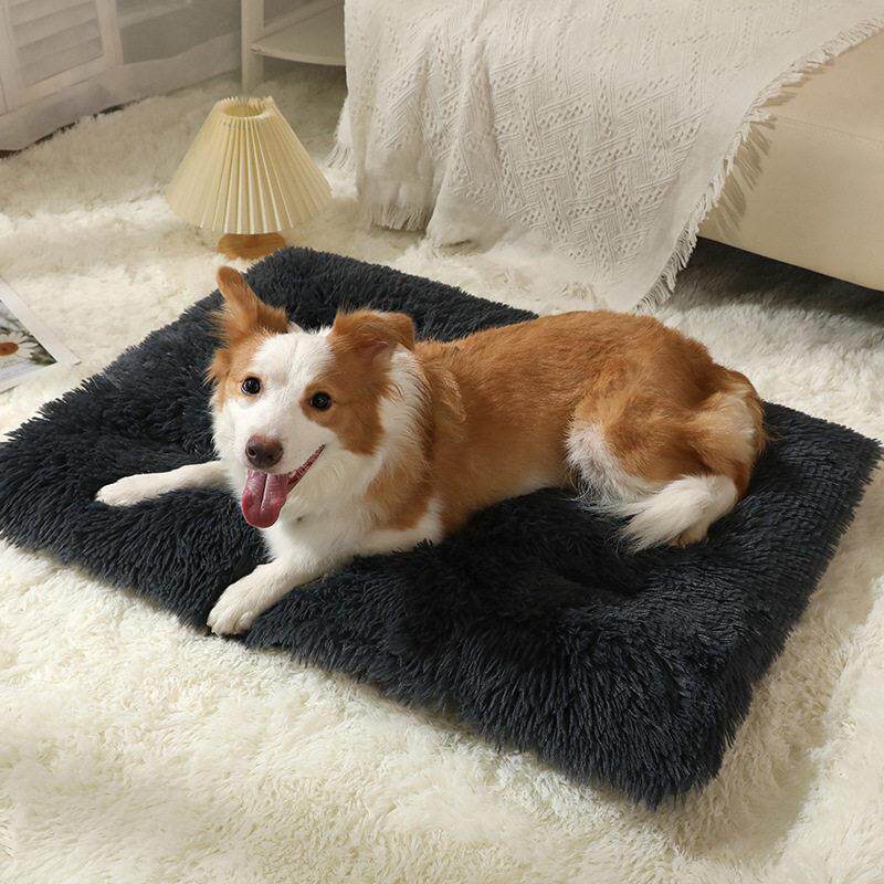 猫窝 狗窝 宠物用品 狗垫 长毛绒冬季保暖睡眠宠物垫子 狗床