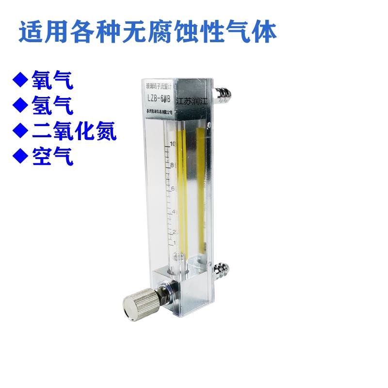 LZB-3WB玻璃转子流量计ml/min空气氮气氧气微小流量4WB气体流量计