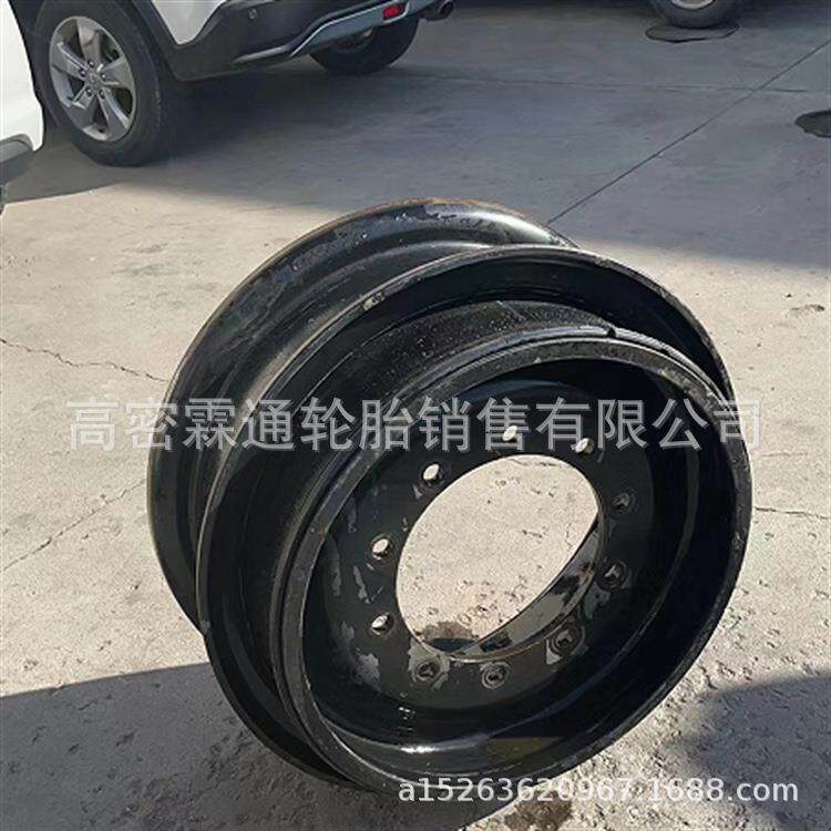 真空钢圈12.00R24385/95R25加厚吊车加厚焊锡轮胎钢圈