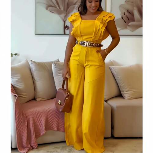 Summer Women's Two-Piece Set Sleeve Design Top with
