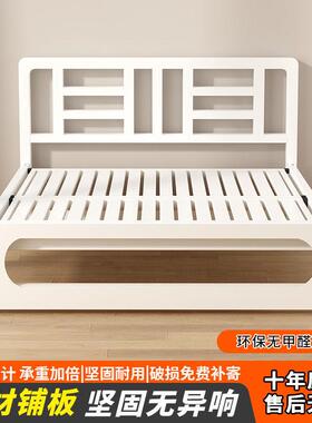 艺床欧式双铁人床1.米公寓出铁租屋架床加固加厚铁KHU床18.5单人1