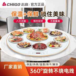 饭菜保温加热板桌面暖菜板加热圆桌转盘热菜板加热饭菜冬季暖菜板
