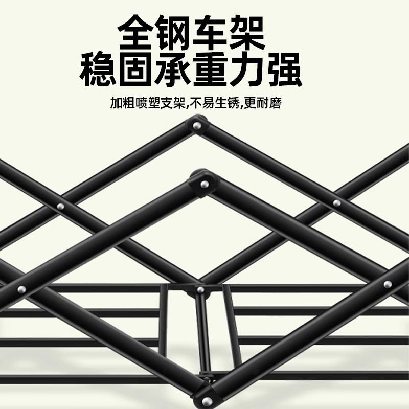 露营车拖斗推车户外旅行营地车后开门手推车野餐拉快递折叠小拖车