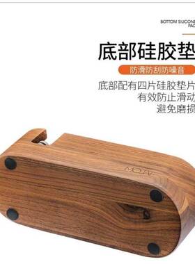 实木胡木桃手咖啡压粉座收纳放填压底座咖啡机柄置架压粉XDG器粉