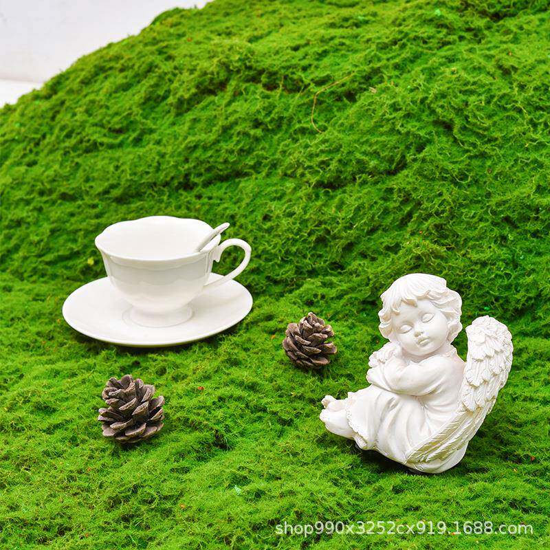 仿真苔藓青苔人造草坪绿植物墙饰盆景橱窗微观假铺苔藓景造TX景装